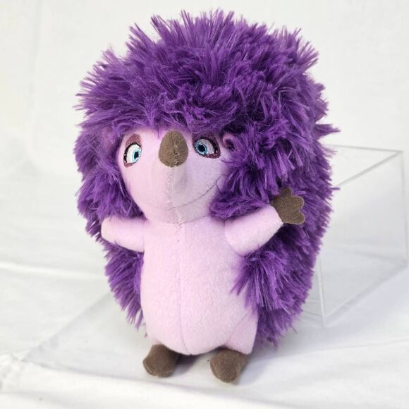 Ferdinand Movie Una Plush Hedgehog Purple Hair 8" Fox 2017 - Picture 2 of 6